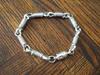 sterling silver chain bracelets by leroy begay and lyla begay
