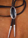 shadowbox bolo tie with onyx