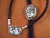 choker bolo and bolo tie with white buffalo