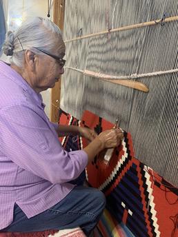 Rena Begay Navajo weaver
